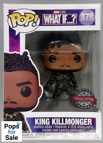 #878 King Killmonger - Marvel - What If...? Funko POP