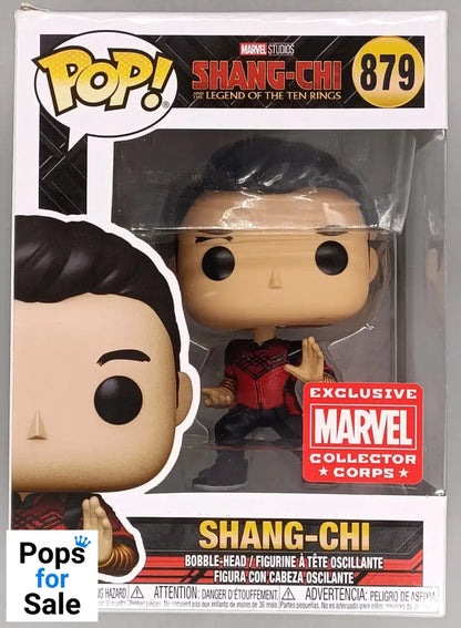 879 Shang-Chi (w/ Rings) Marvel Shang-Chi - Marvel Collector Corps - Box Damaged Funko POP