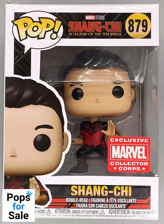 879 Shang-Chi (w/ Rings) Marvel Shang-Chi - Marvel Collector Corps - Box Damaged Funko POP