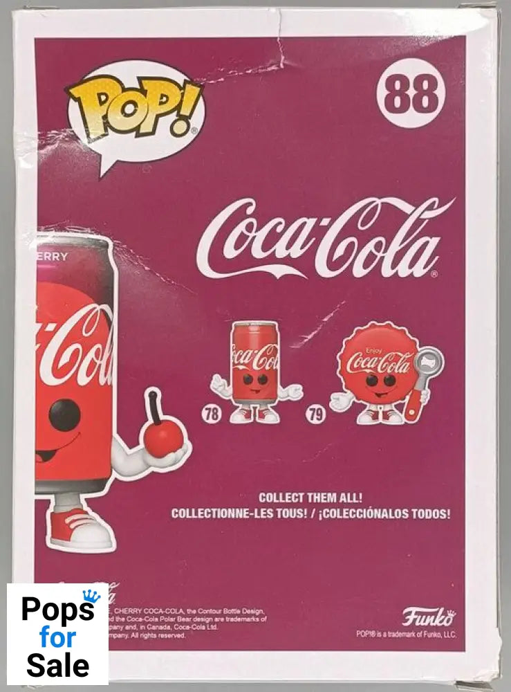 88 Cherry Coca-Cola Can - Foodies - Box Damaged Funko POP