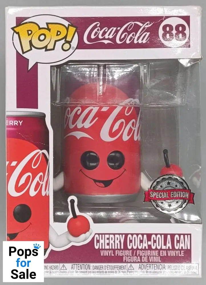 88 Cherry Coca-Cola Can - Foodies - Box Damaged Funko POP