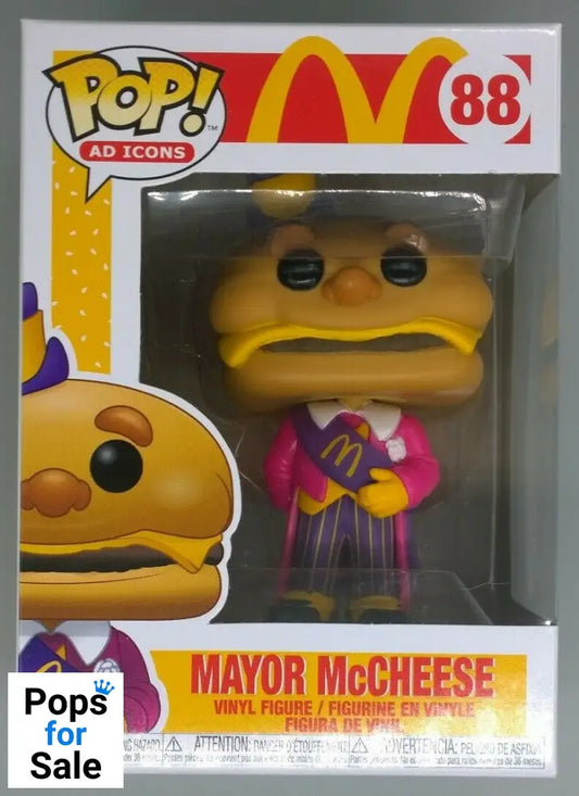 #88 Mayor McCheese - Ad Icons - McDonalds Funko POP