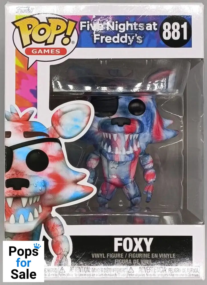 #881 Foxy (Tie-Dye) - Five Nights at Freddy's - Box Damaged Funko POP