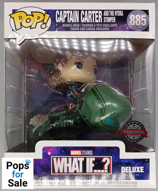 #885 Captain Carter & Hydra Stomper Deluxe Marvel What If..? Funko POP