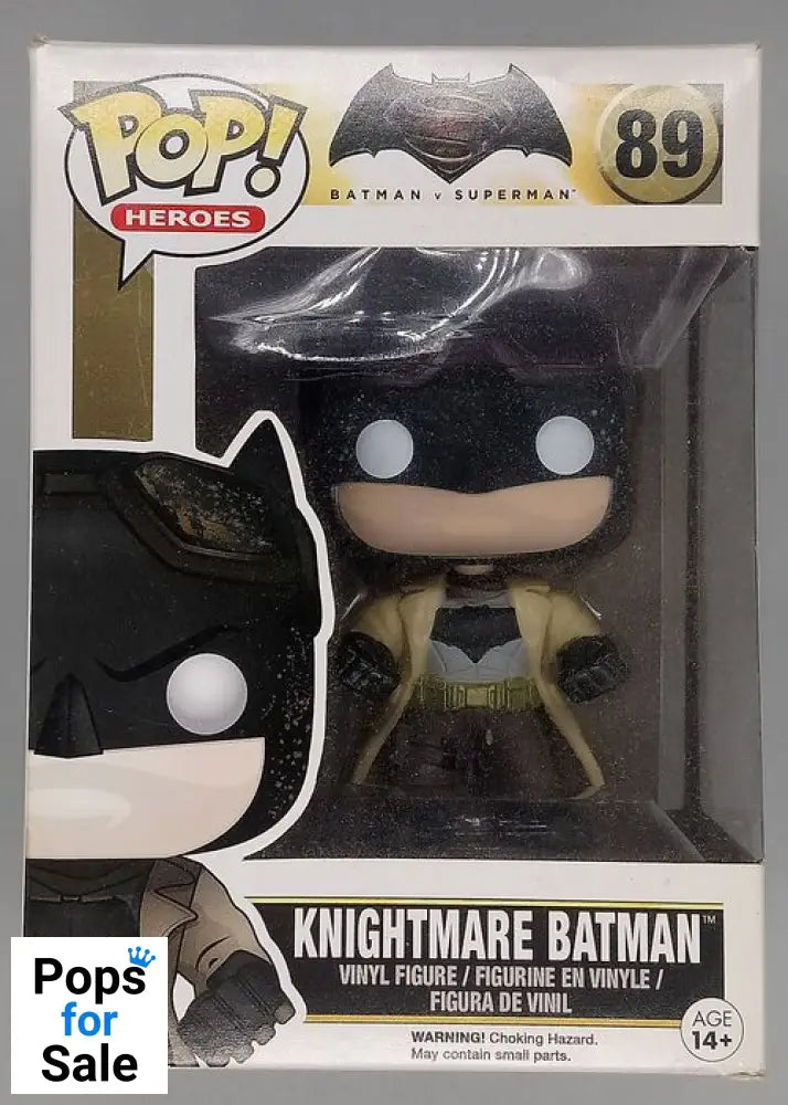 #89 Knightmare Batman - Batman vs Superman - Box Damaged Funko POP