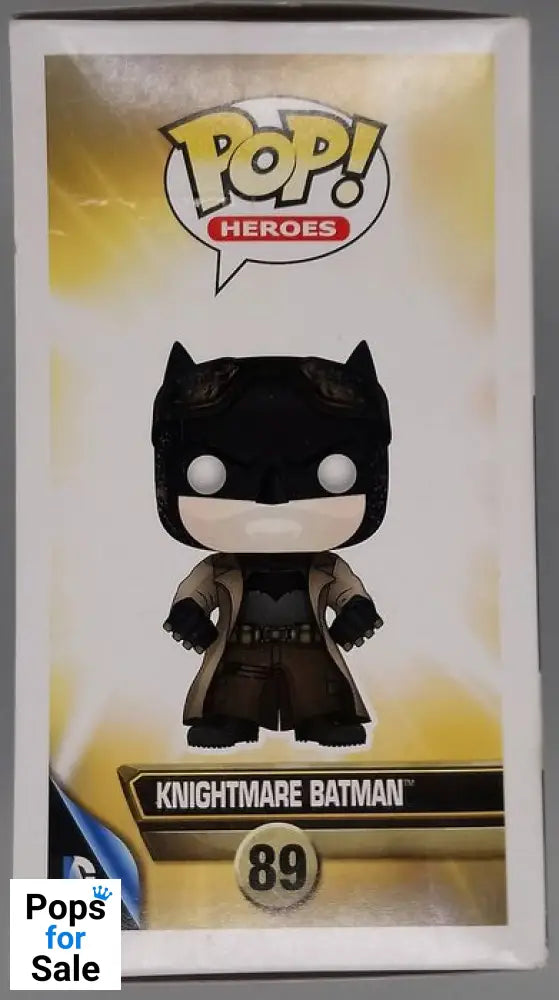 #89 Knightmare Batman - Batman vs Superman - Box Damaged Funko POP