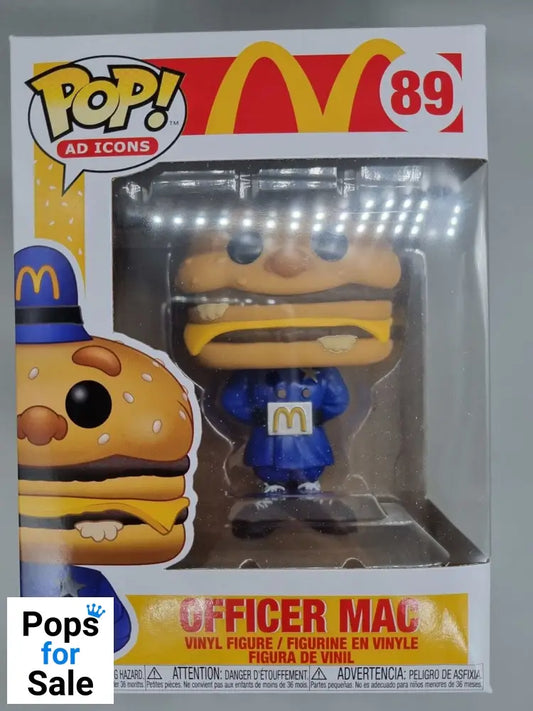 89 Officer Mac - Ad Icons - McDonalds Funko POP