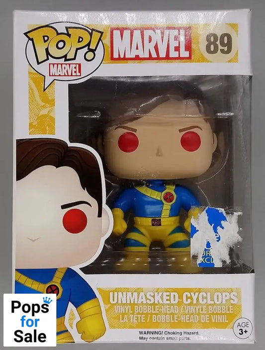 #89 Unmasked Cyclops - Marvel X-Men - Box Damaged Funko POP