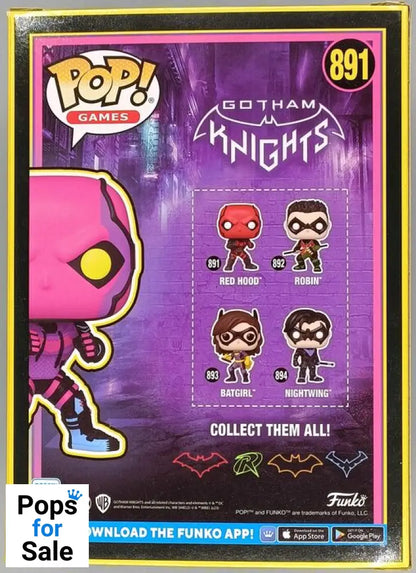 #891 Red Hood - Blacklight - DC Gotham Knights Funko POP