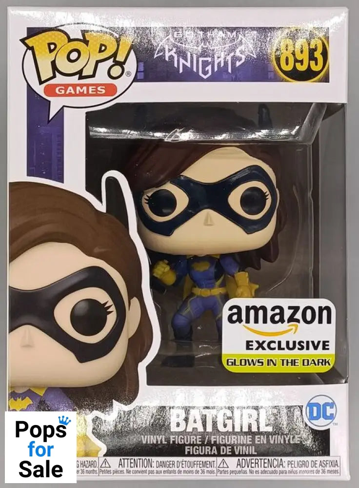 #893 Batgirl - Glow - DC Gotham Knights Funko POP