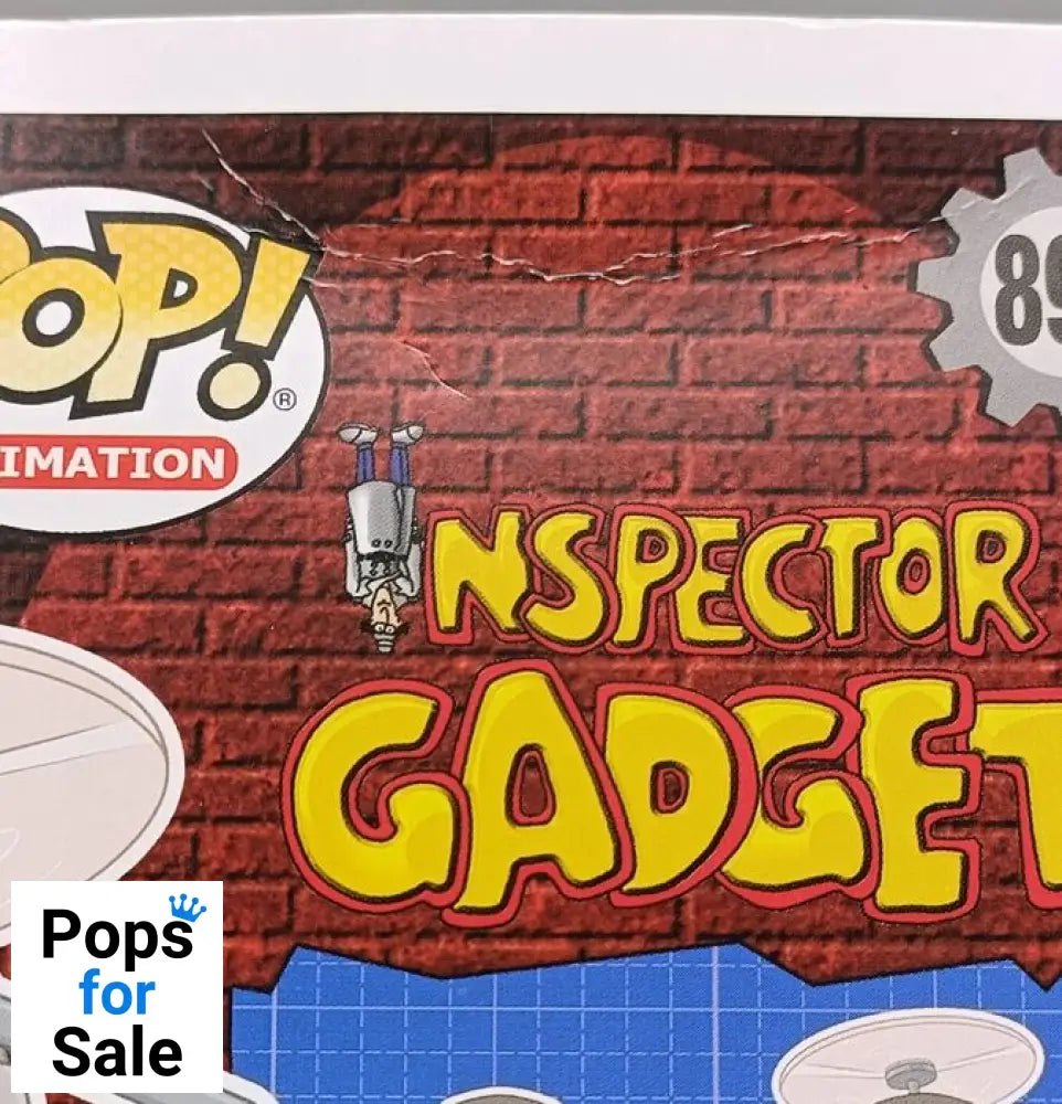 #893 Inspector Gadget (Flying) - Inspector Gadget Box Damaged Funko POP