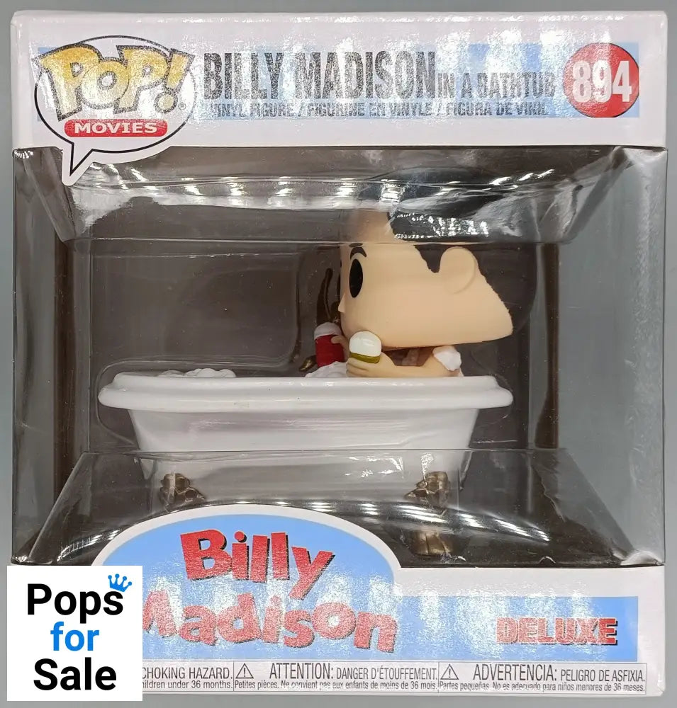 #894 Billy Madison (in a Bathtub) - Deluxe - Billy Madison - Box Damaged Funko POP