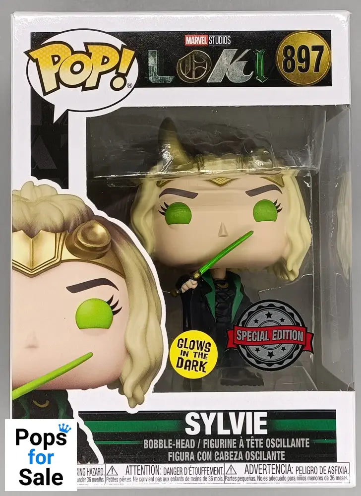 #897 Sylvie - Glow - Marvel - Loki Funko POP