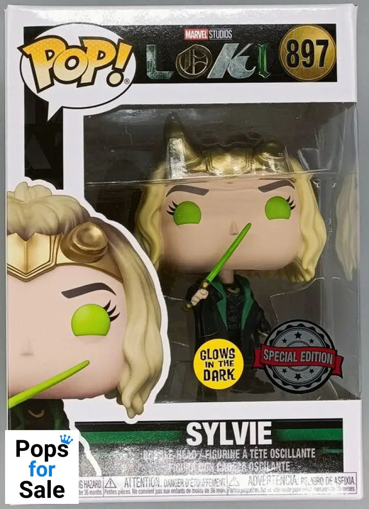 #897 Sylvie - Glow - Marvel - Loki Funko POP