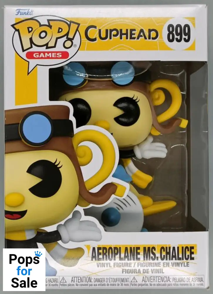 #899 Aeroplane Ms. Chalice - Cuphead Funko POP