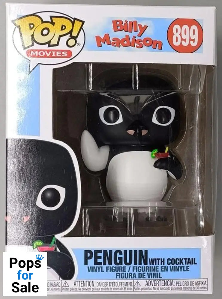 899 Penguin (with Cocktail) - Billy Madison - Funko POP - Box Damaged