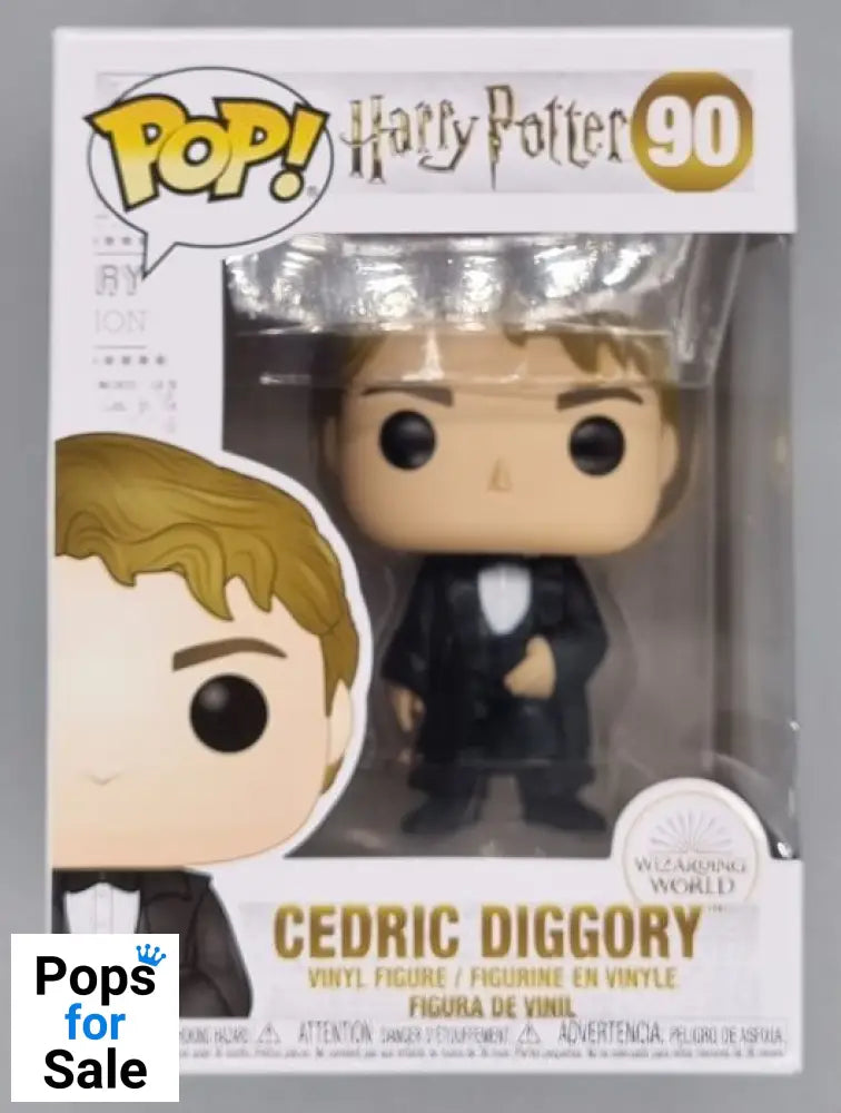 90 Cedric Diggory (Yule) - Harry Potter - Box Damaged Funko POP