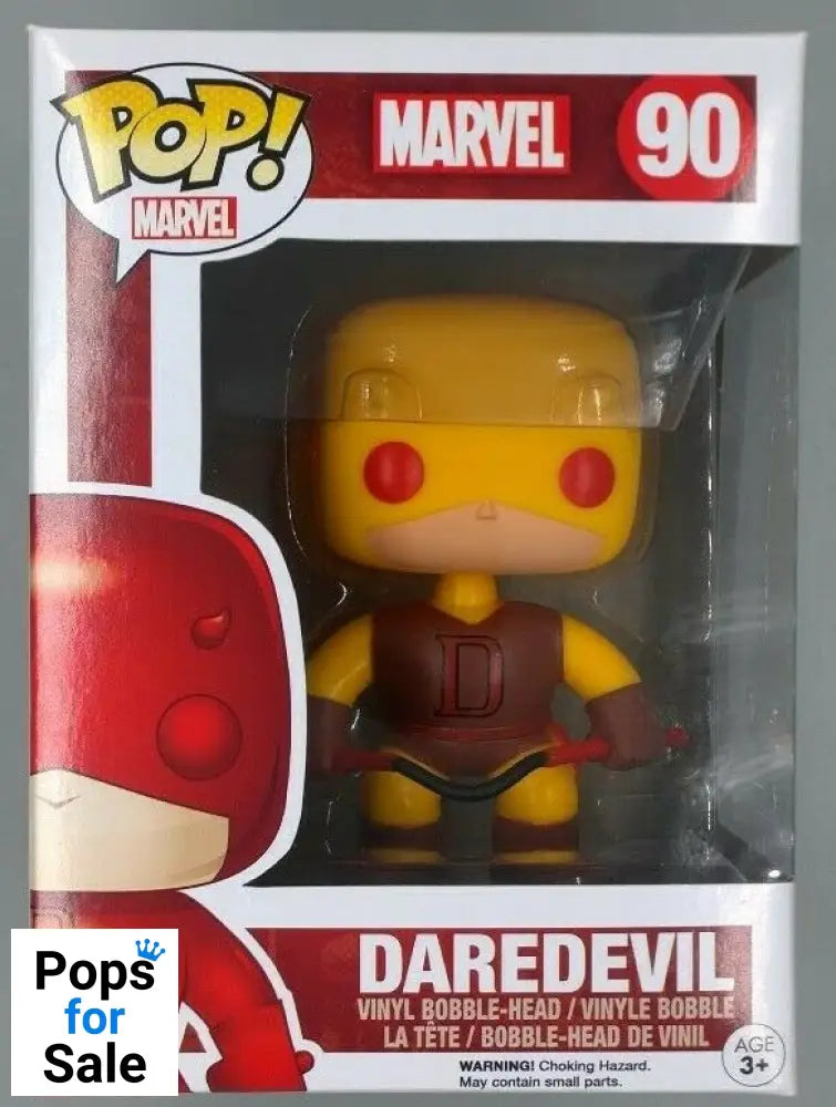 90 Daredevil (Yellow) - Marvel - Funko POP - Box Damaged
