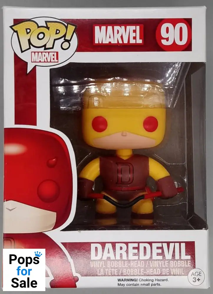 90 Daredevil (Yellow) - Marvel - Funko POP - Box Damaged