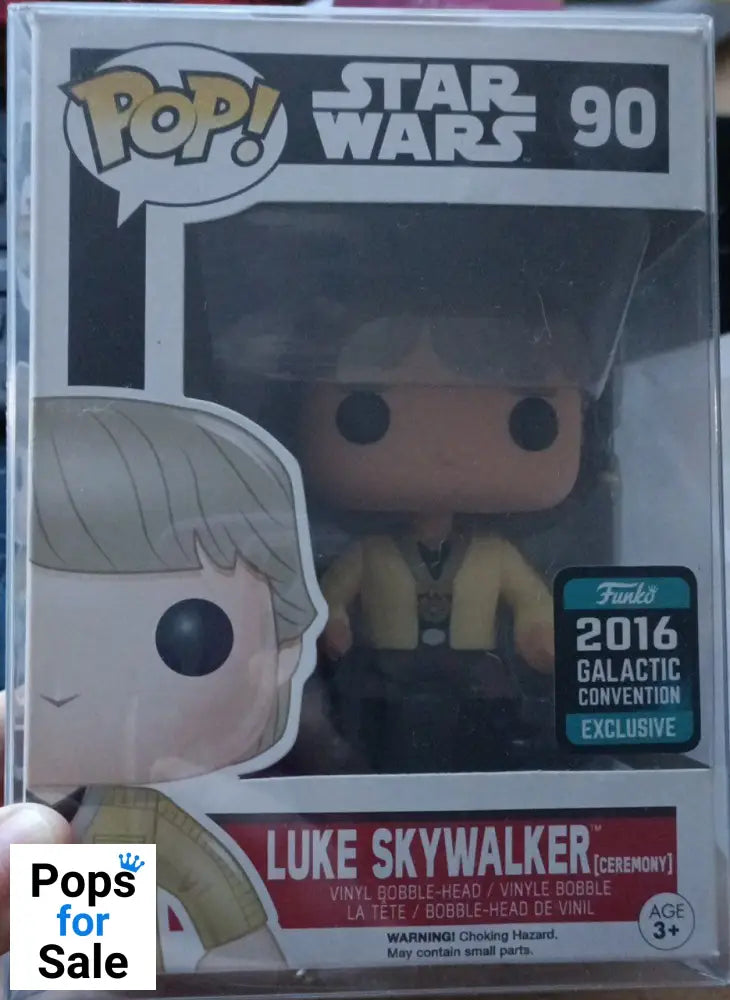 #90 Luke Skywalker (Ceremony) - Star Wars - Box Damaged Funko POP