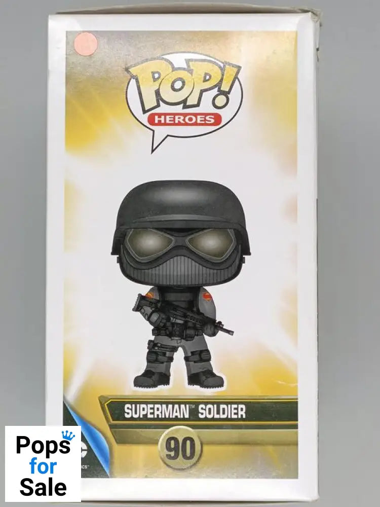 #90 Superman Soldier - DC Batman V Superman - Box Damaged Funko POP