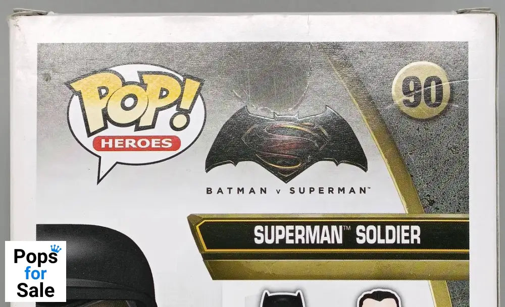 #90 Superman Soldier - DC Batman V Superman - Box Damaged Funko POP