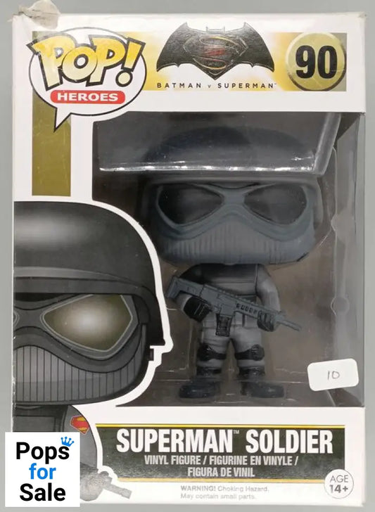 #90 Superman Soldier - DC Batman V Superman - Box Damaged Funko POP