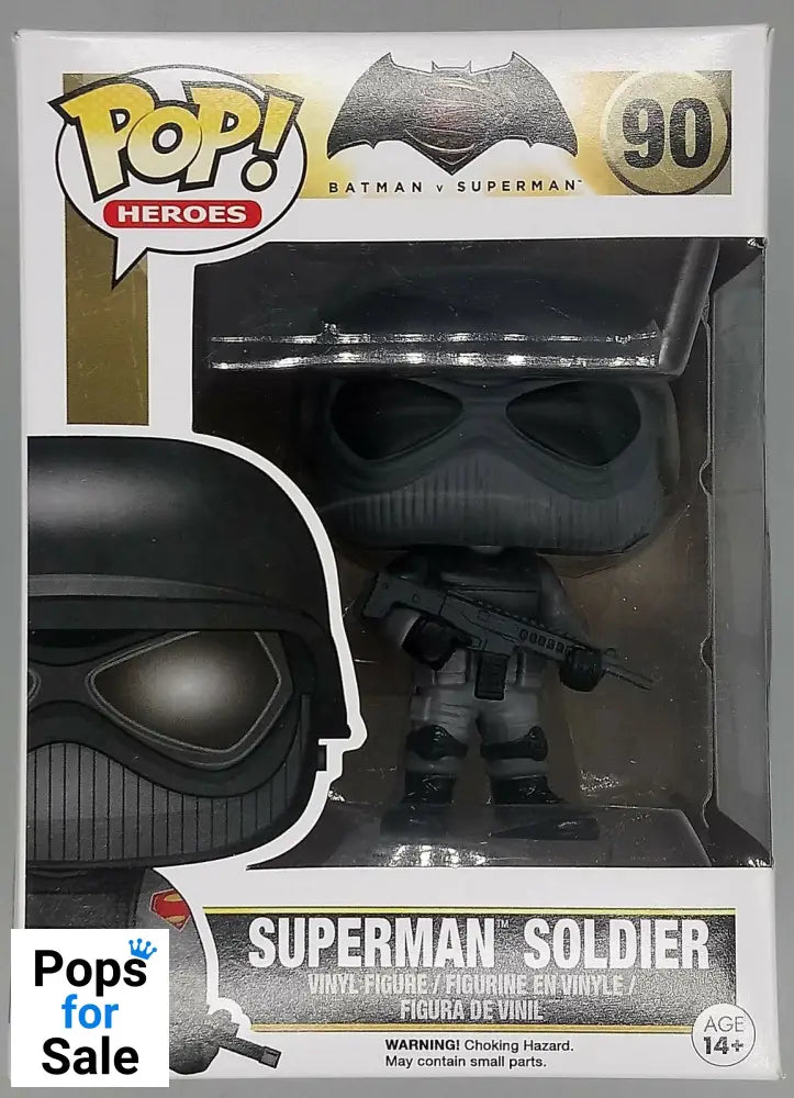 #90 Superman Soldier - DC Batman V Superman Funko POP