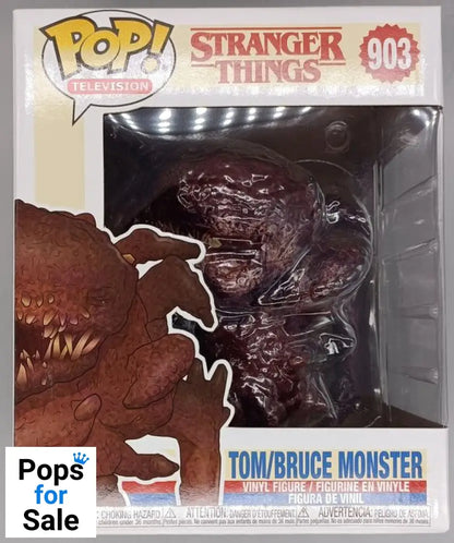 903 Monster (Tom/Bruce) - 6 Inch - Stranger Things - Damaged Box Funko POP