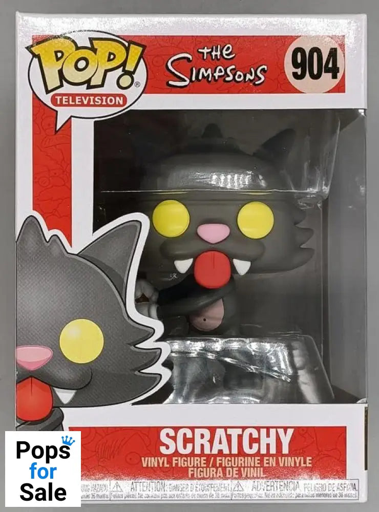 #904 Scratchy - The Simpsons - Funko POP - Box Damaged