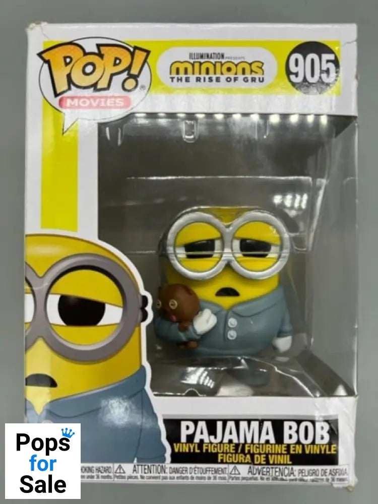 905 Pajama Bob - Minions: The Rise of Gru - Funko POP - Box Damaged