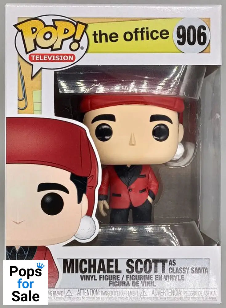 #906 Michael Scott (as Classy Santa) - The Office Funko POP