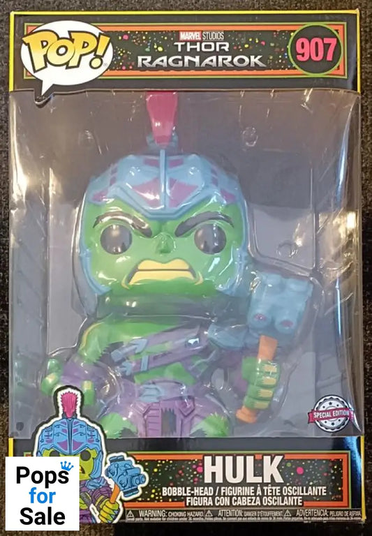 907 Hulk (Blacklight) - 10 Inch - Marvel Thor - Funko POP - Box Damaged