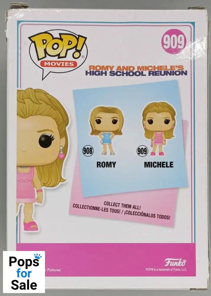 #909 Michele - Romy & Michele's High School Reunion Box Damaged Funko POP