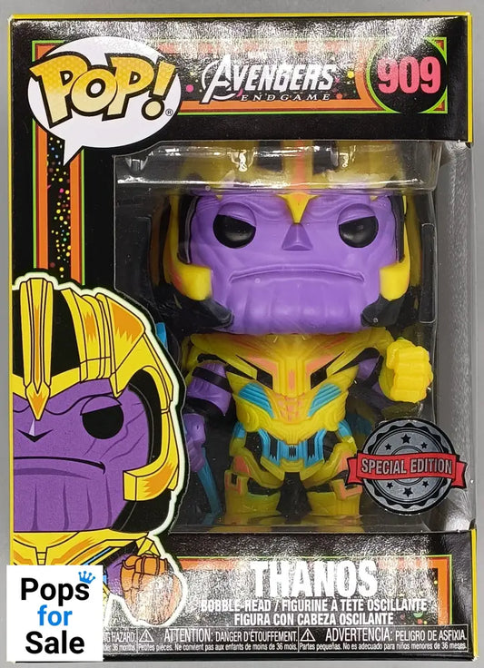 #909 Thanos (Blacklight) - Marvel Avengers Endgame Funko POP