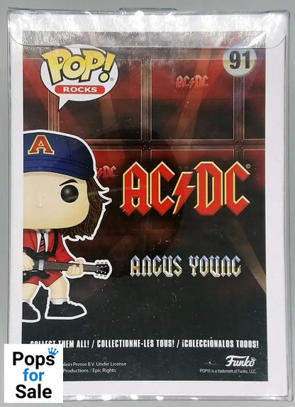 #91 Angus Young (w/ Red Jacket) - Exclusive - ACDC Funko POP