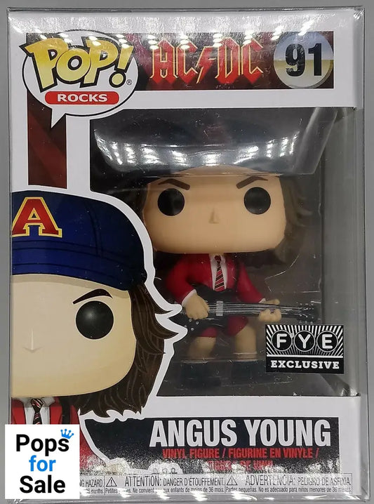 #91 Angus Young (w/ Red Jacket) - Exclusive - ACDC Funko POP