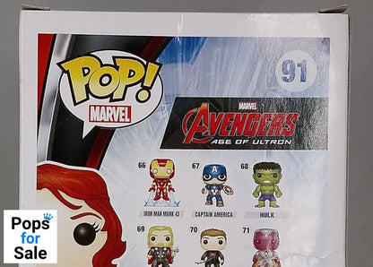 #91 Black Widow - Marvel Avengers: Age of Ultron Box Damaged Funko POP