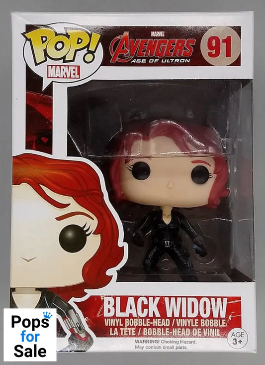 #91 Black Widow - Marvel Avengers: Age of Ultron Box Damaged Funko POP