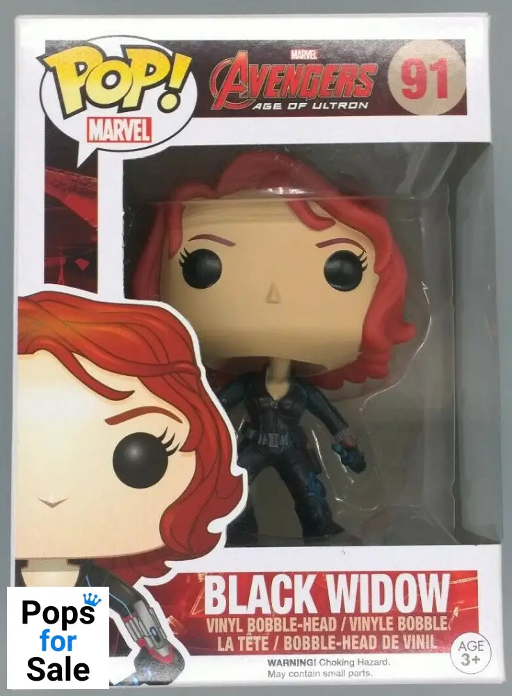 #91 Black Widow - Marvel Avengers: Age of Ultron Funko POP