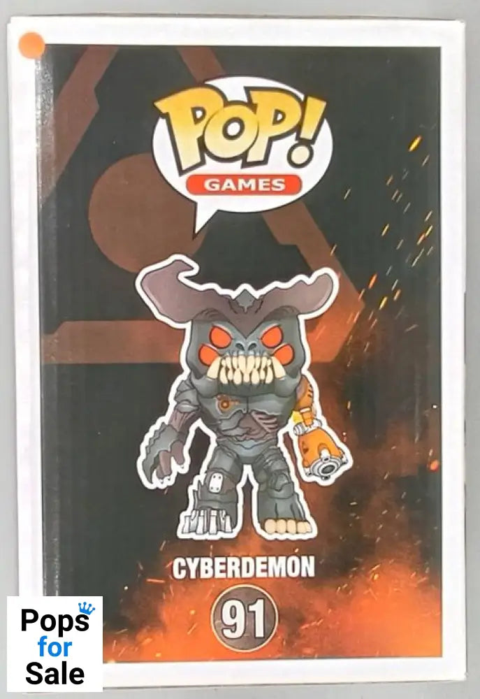 #91 Cyberdemon - 6 Inch - DOOM - Box Damaged Funko POP