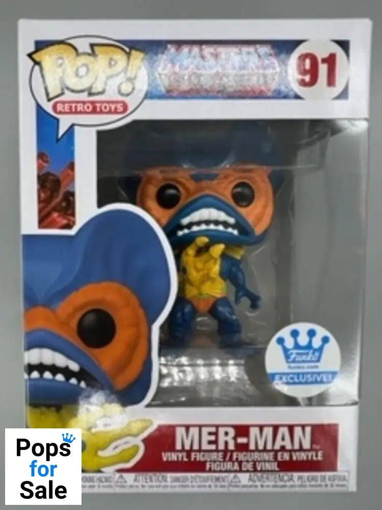 #91 Mer-Man (Blue) - Masters of The Universe Funko POP