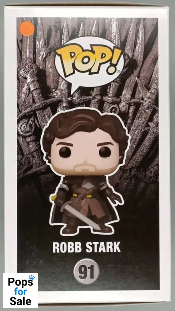 #91 Robb Stark - Game of Thrones - Box Damaged Funko POP