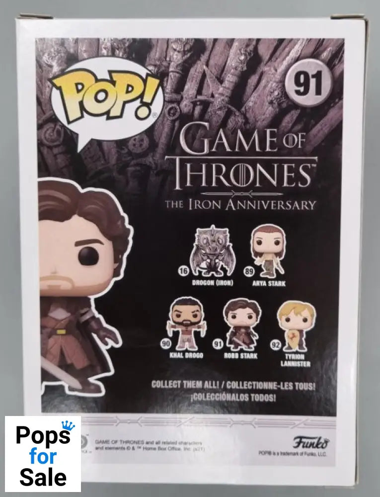 #91 Robb Stark - Game of Thrones Funko POP