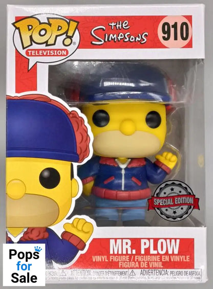 #910 Mr. Plow - The Simpsons - Box Damaged Funko POP