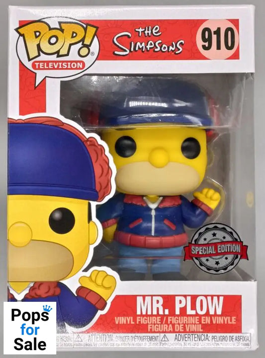 #910 Mr. Plow - The Simpsons - Box Damaged Funko POP