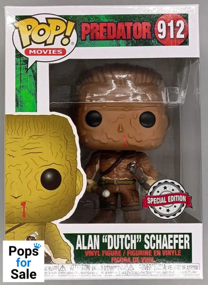 #912 Alan Dutch Schaefer - Predator - Box Damaged Funko POP