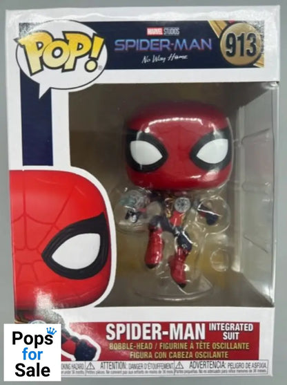 #913 Spider-Man (Integrated Suit) Marvel No Way H Box Damaged Funko POP