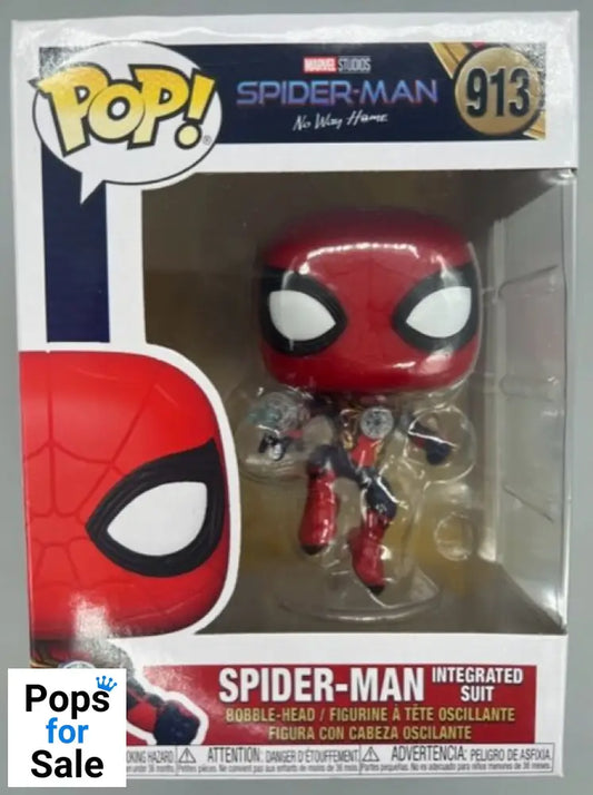 #913 Spider-Man (Integrated Suit) Marvel No Way H Box Damaged Funko POP