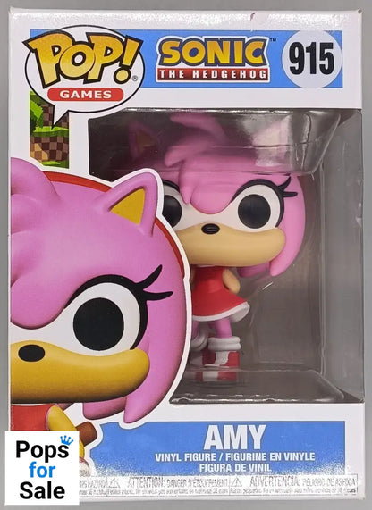 915 Amy - Sonic the Hedgehog - Box Damaged Funko POP